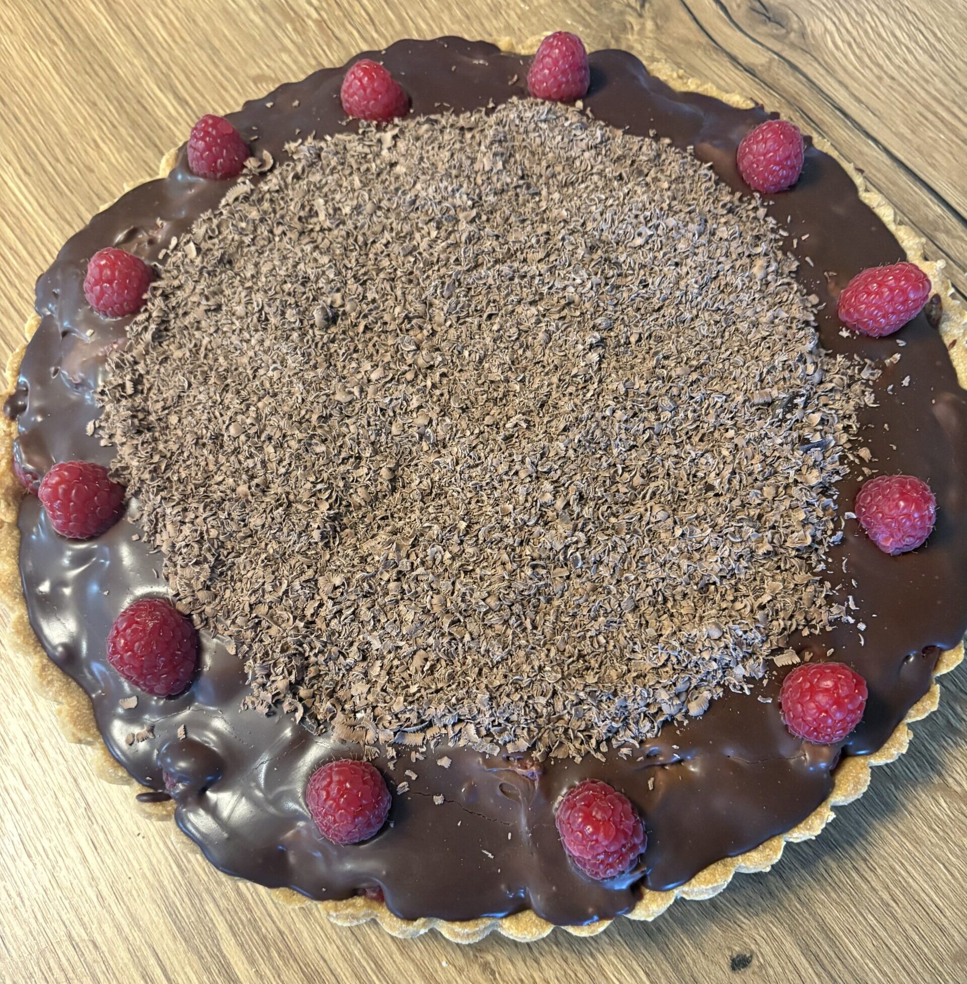 Schokolade Himbeere Tarte